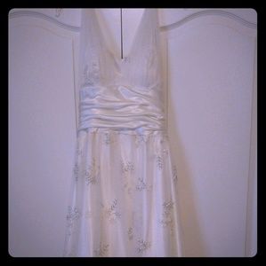 white prom dress also can be a wedding dress